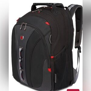 Wenger Backpack Legacy Laptop Backpack in Black Grey